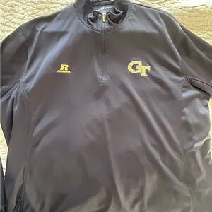Georgia Tech Quarter Zip by Russell Athletics Navy Men’s Size 2X